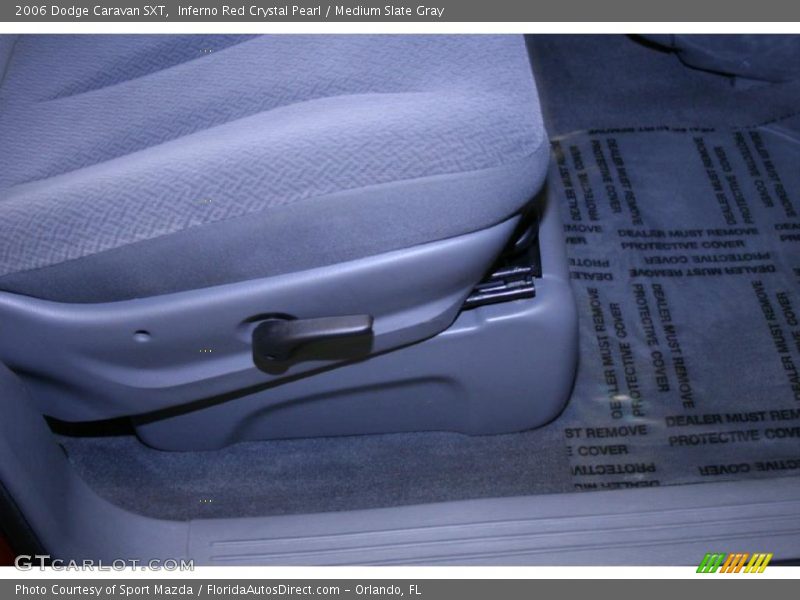 Inferno Red Crystal Pearl / Medium Slate Gray 2006 Dodge Caravan SXT