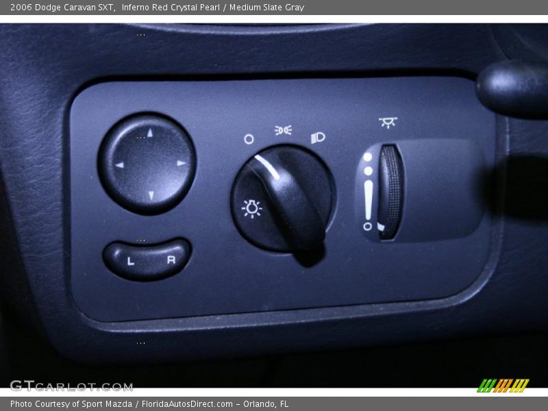 Inferno Red Crystal Pearl / Medium Slate Gray 2006 Dodge Caravan SXT