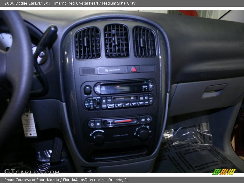 Inferno Red Crystal Pearl / Medium Slate Gray 2006 Dodge Caravan SXT