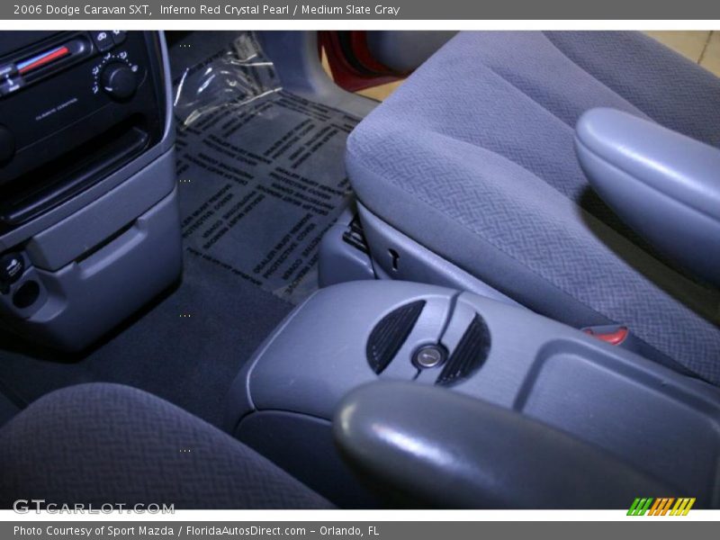 Inferno Red Crystal Pearl / Medium Slate Gray 2006 Dodge Caravan SXT
