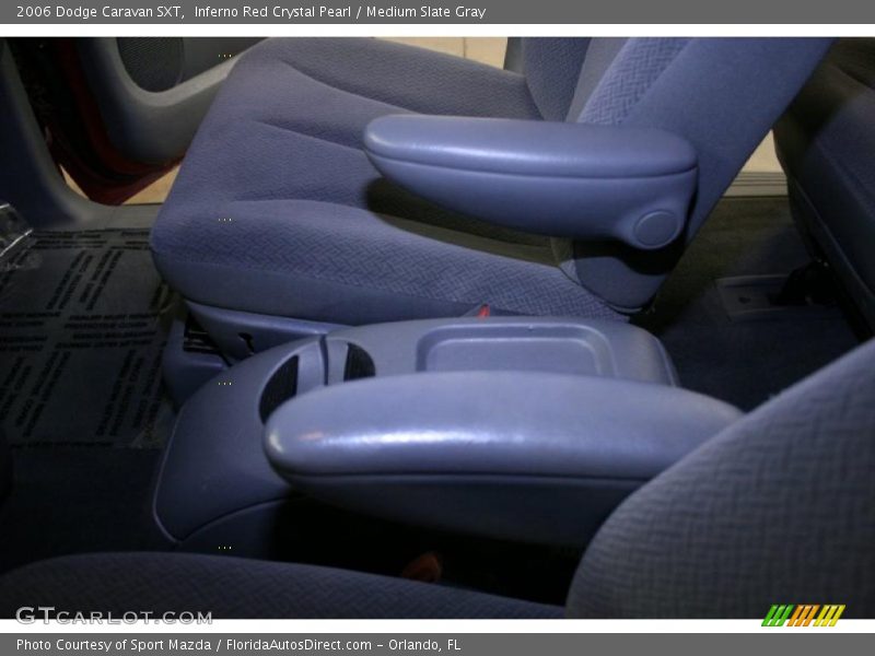 Inferno Red Crystal Pearl / Medium Slate Gray 2006 Dodge Caravan SXT
