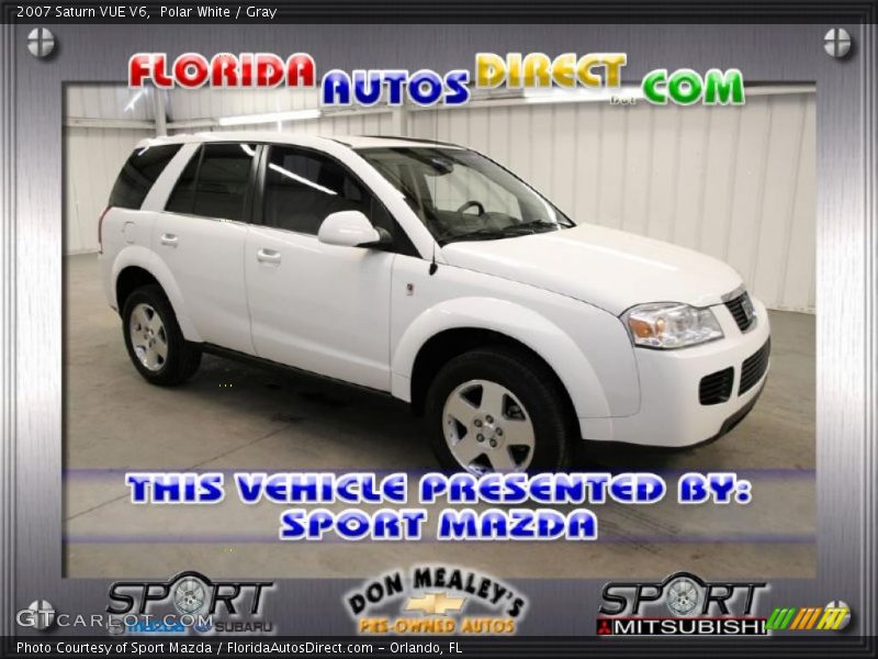 Polar White / Gray 2007 Saturn VUE V6