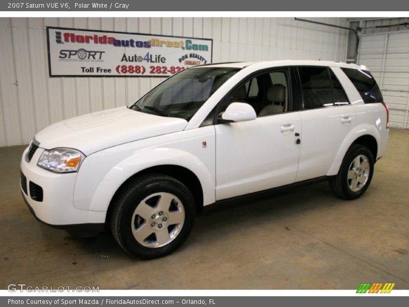 Polar White / Gray 2007 Saturn VUE V6