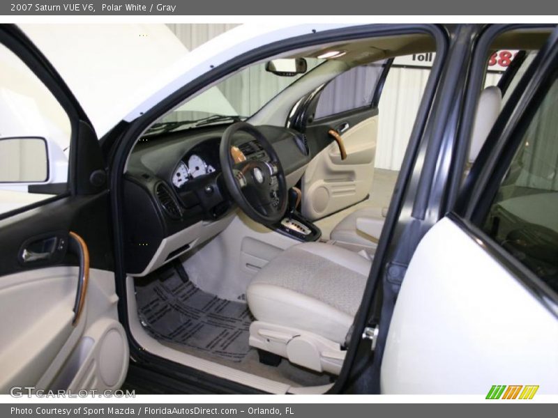 Polar White / Gray 2007 Saturn VUE V6