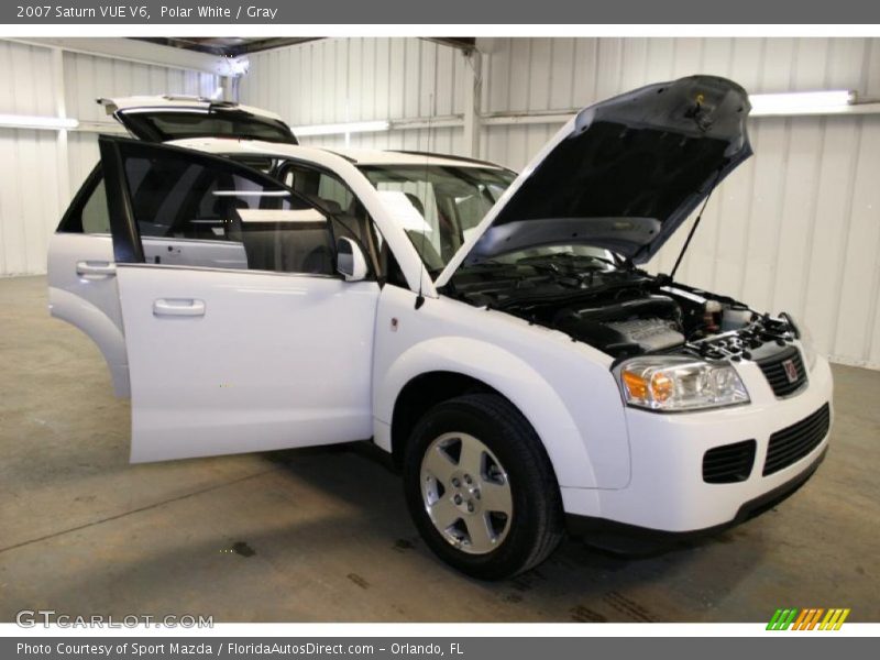 Polar White / Gray 2007 Saturn VUE V6