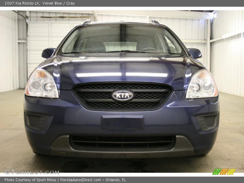 Velvet Blue / Gray 2007 Kia Rondo LX