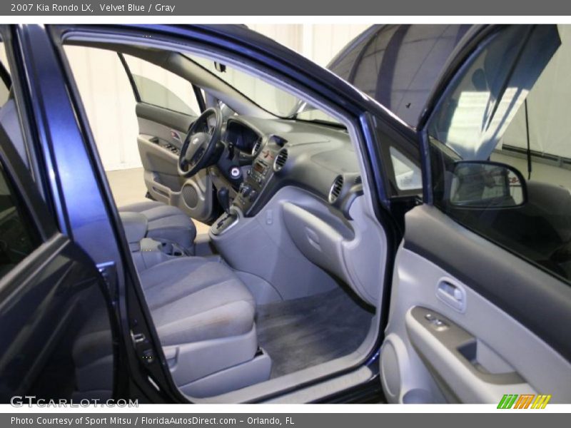 Velvet Blue / Gray 2007 Kia Rondo LX