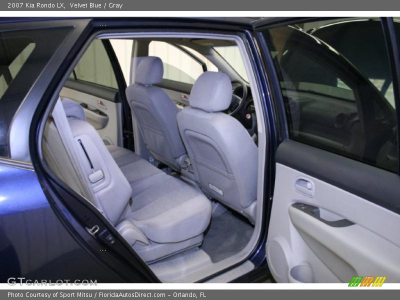 Velvet Blue / Gray 2007 Kia Rondo LX