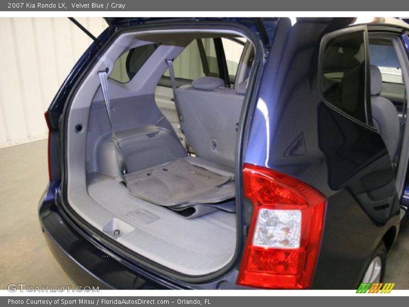 Velvet Blue / Gray 2007 Kia Rondo LX
