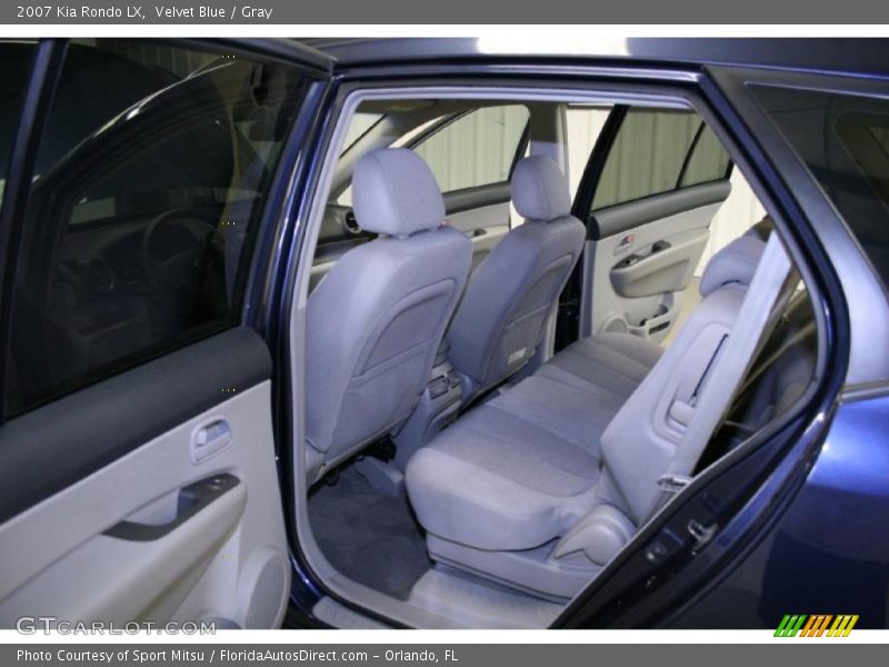 Velvet Blue / Gray 2007 Kia Rondo LX