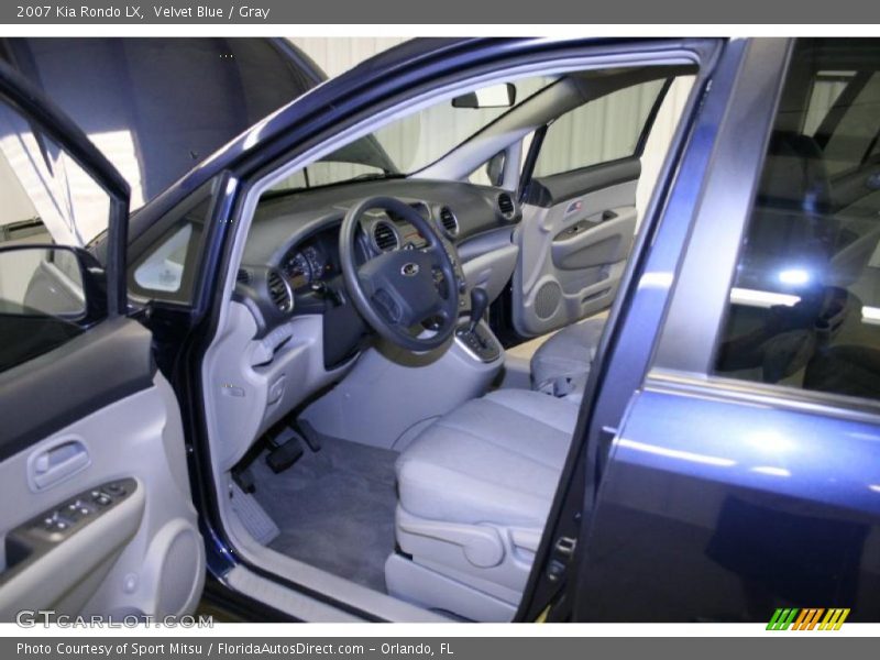 Velvet Blue / Gray 2007 Kia Rondo LX