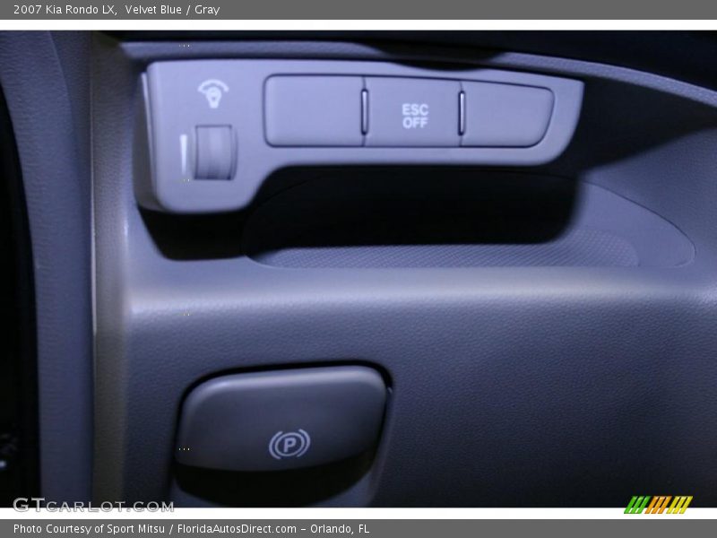 Velvet Blue / Gray 2007 Kia Rondo LX