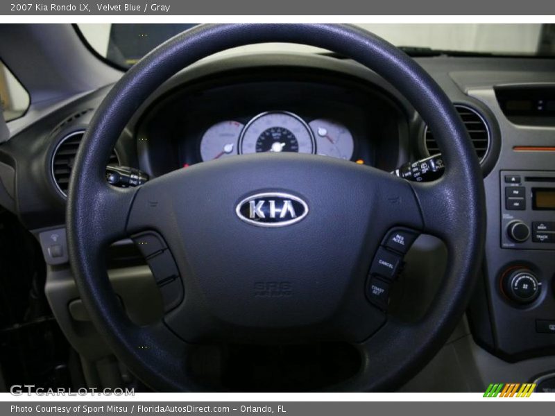 Velvet Blue / Gray 2007 Kia Rondo LX