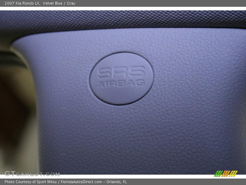 Velvet Blue / Gray 2007 Kia Rondo LX