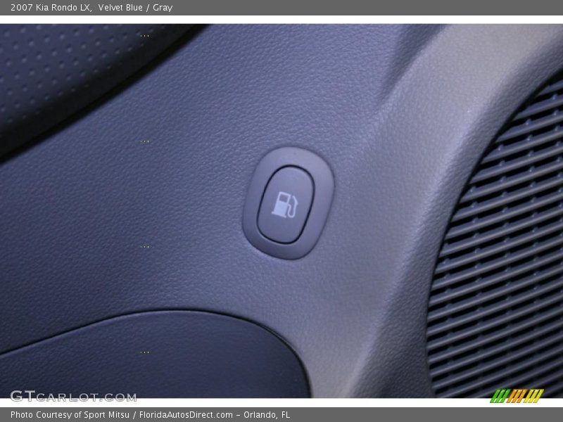 Velvet Blue / Gray 2007 Kia Rondo LX
