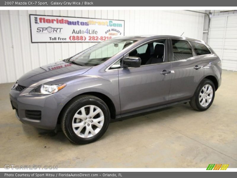 Galaxy Gray Mica / Black 2007 Mazda CX-7 Sport