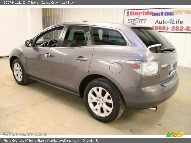 Galaxy Gray Mica / Black 2007 Mazda CX-7 Sport