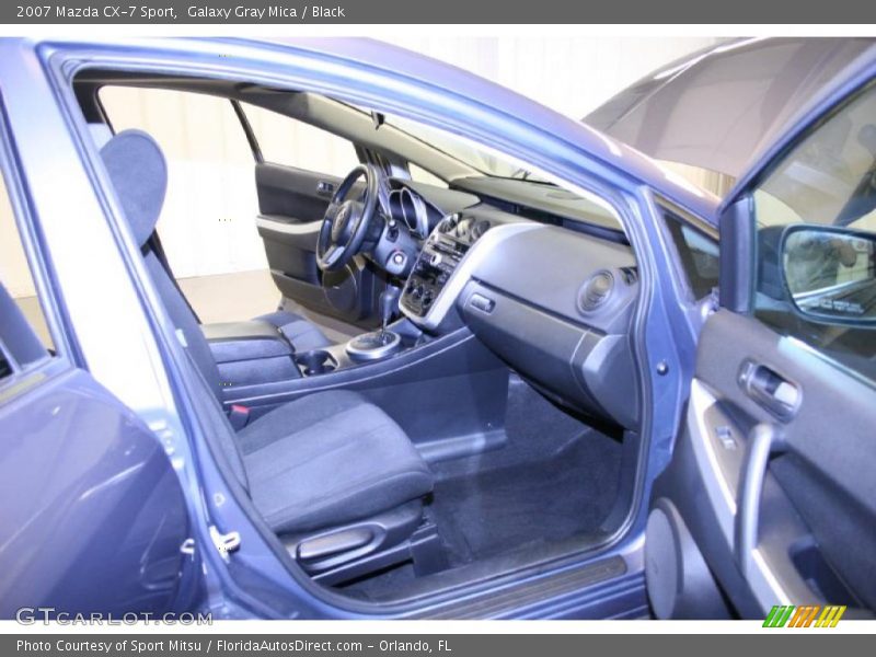 Galaxy Gray Mica / Black 2007 Mazda CX-7 Sport