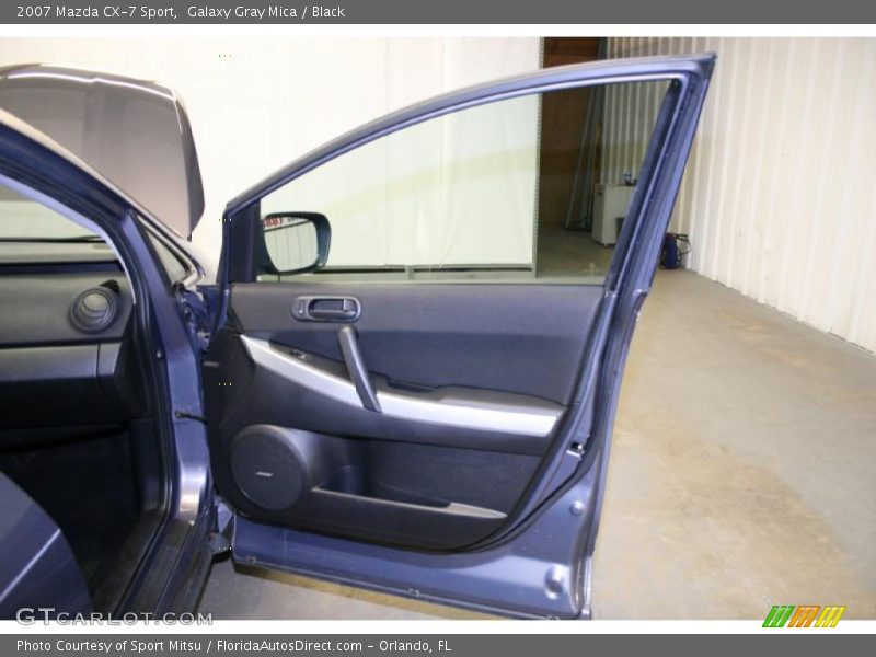 Galaxy Gray Mica / Black 2007 Mazda CX-7 Sport