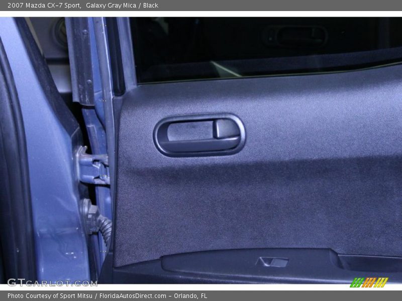 Galaxy Gray Mica / Black 2007 Mazda CX-7 Sport