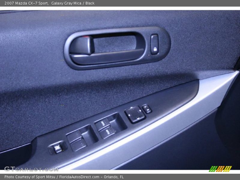 Galaxy Gray Mica / Black 2007 Mazda CX-7 Sport