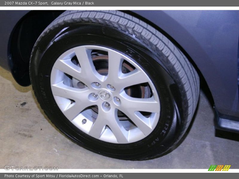 Galaxy Gray Mica / Black 2007 Mazda CX-7 Sport