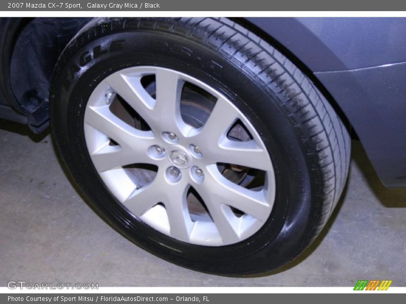 Galaxy Gray Mica / Black 2007 Mazda CX-7 Sport