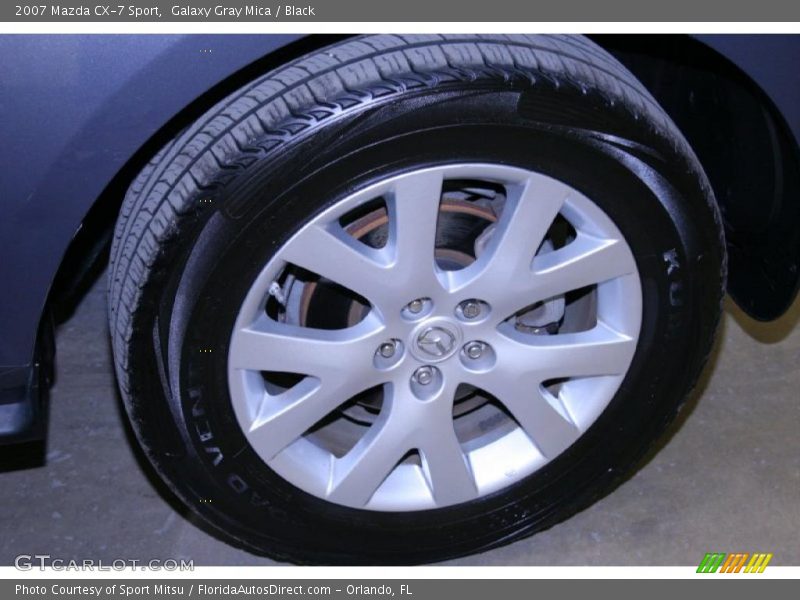 Galaxy Gray Mica / Black 2007 Mazda CX-7 Sport