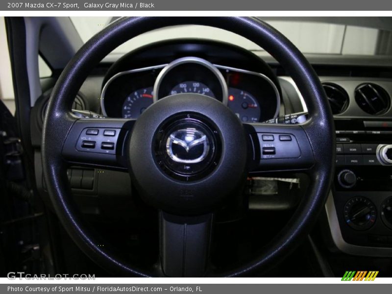 Galaxy Gray Mica / Black 2007 Mazda CX-7 Sport