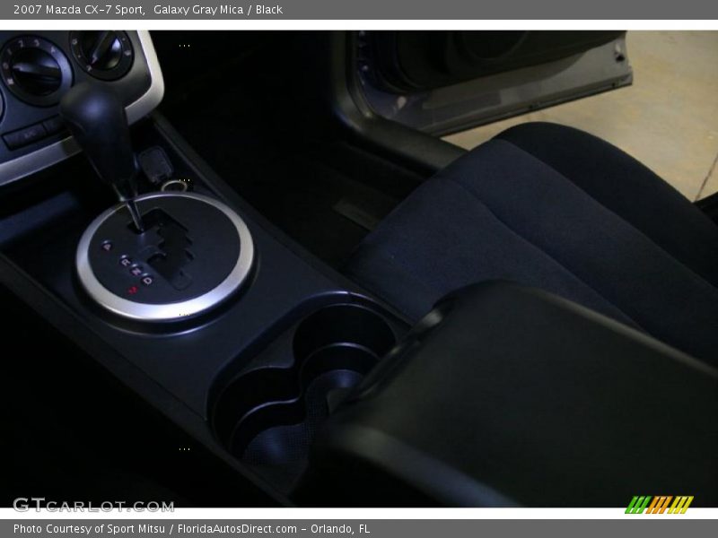 Galaxy Gray Mica / Black 2007 Mazda CX-7 Sport