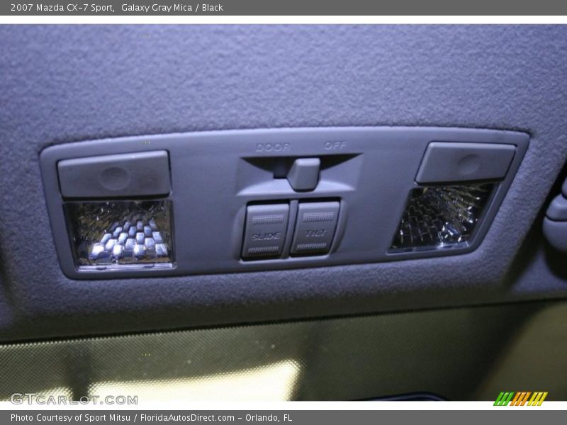 Galaxy Gray Mica / Black 2007 Mazda CX-7 Sport