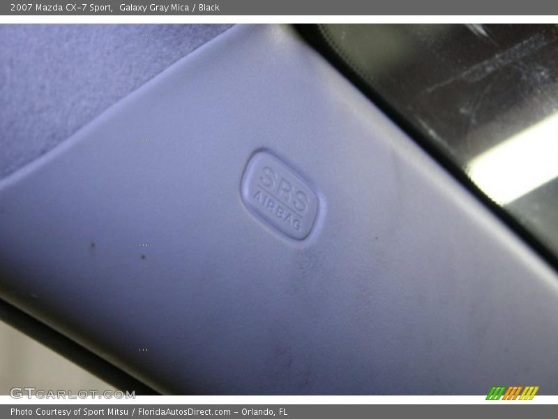 Galaxy Gray Mica / Black 2007 Mazda CX-7 Sport
