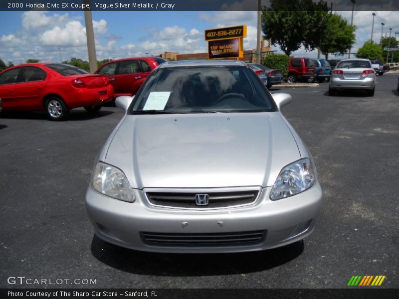 Vogue Silver Metallic / Gray 2000 Honda Civic EX Coupe