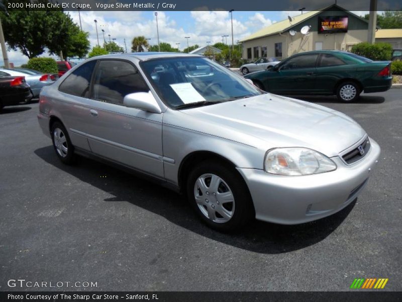 Vogue Silver Metallic / Gray 2000 Honda Civic EX Coupe