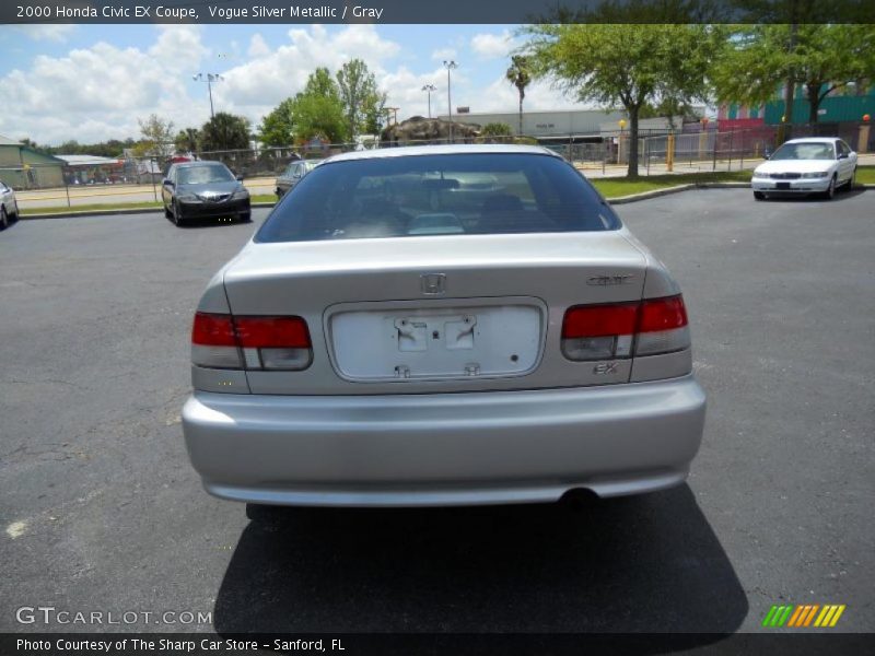 Vogue Silver Metallic / Gray 2000 Honda Civic EX Coupe