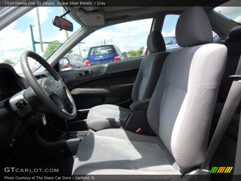 Vogue Silver Metallic / Gray 2000 Honda Civic EX Coupe