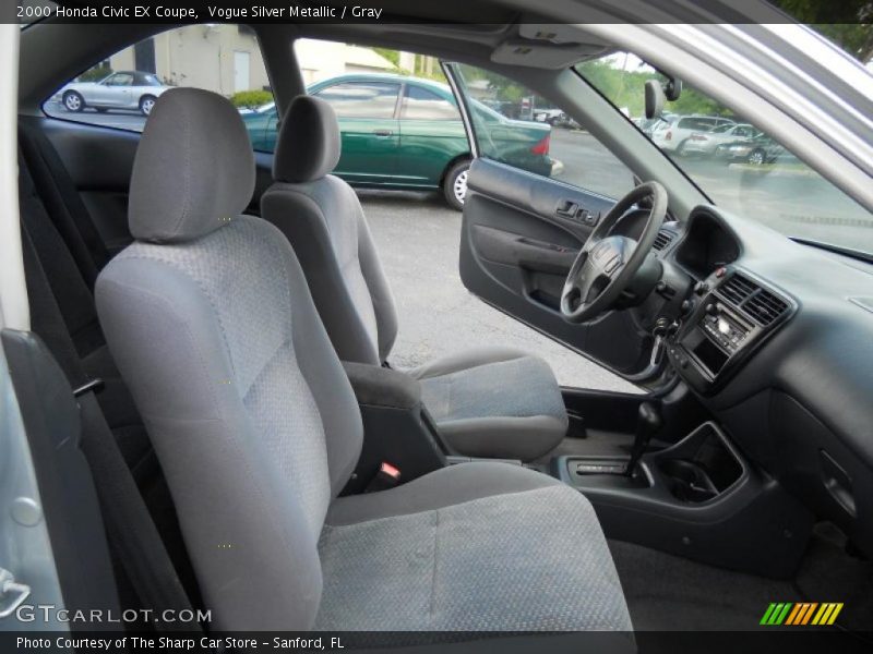 Vogue Silver Metallic / Gray 2000 Honda Civic EX Coupe