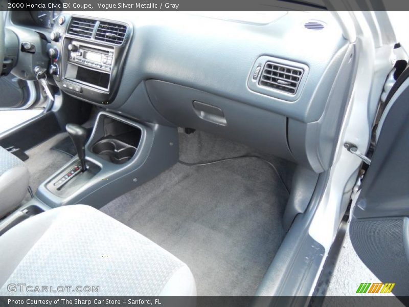 Vogue Silver Metallic / Gray 2000 Honda Civic EX Coupe