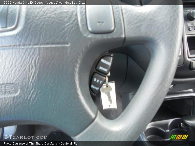 Vogue Silver Metallic / Gray 2000 Honda Civic EX Coupe