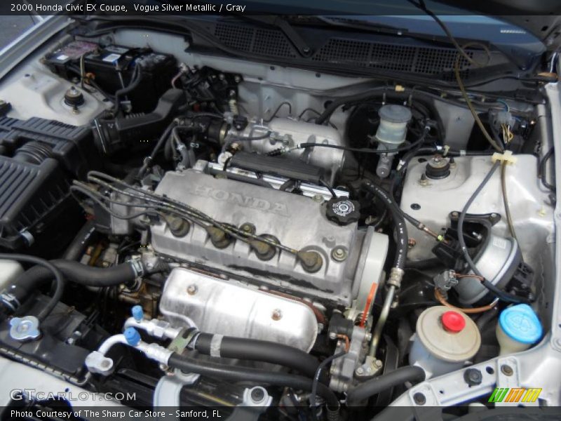 Vogue Silver Metallic / Gray 2000 Honda Civic EX Coupe