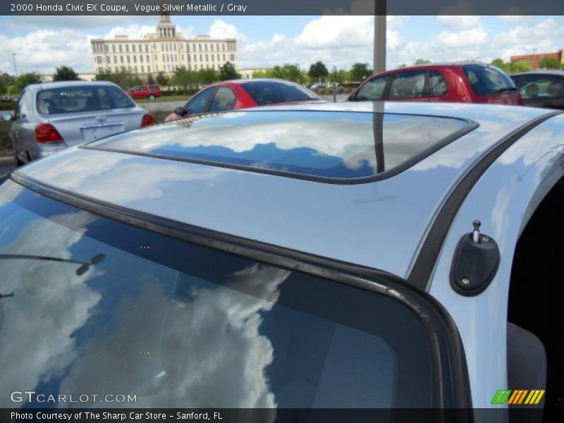 Vogue Silver Metallic / Gray 2000 Honda Civic EX Coupe