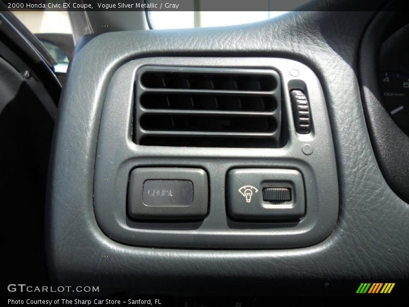 Vogue Silver Metallic / Gray 2000 Honda Civic EX Coupe