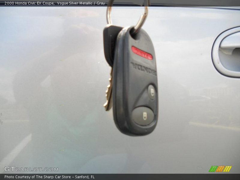 Vogue Silver Metallic / Gray 2000 Honda Civic EX Coupe