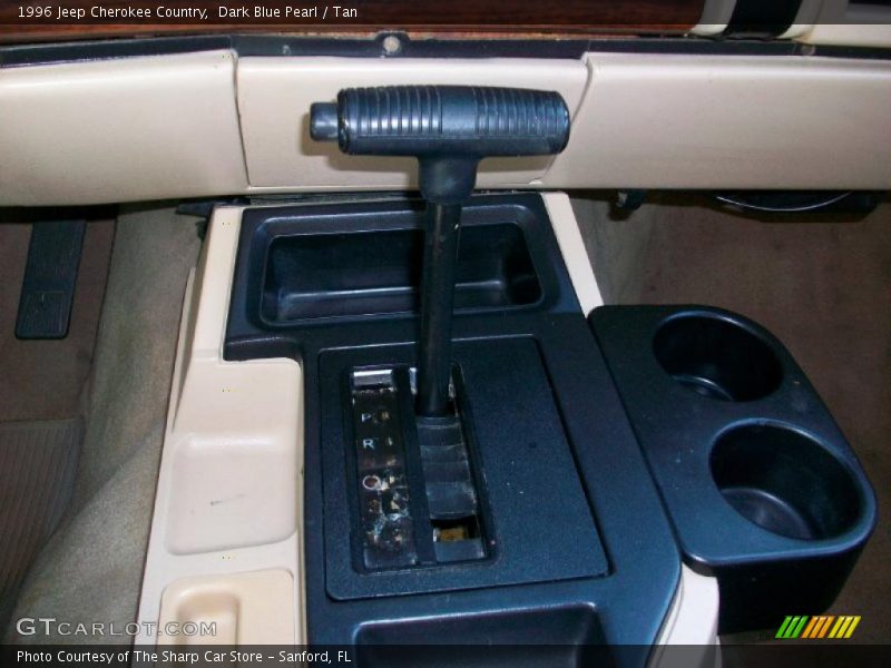 Dark Blue Pearl / Tan 1996 Jeep Cherokee Country