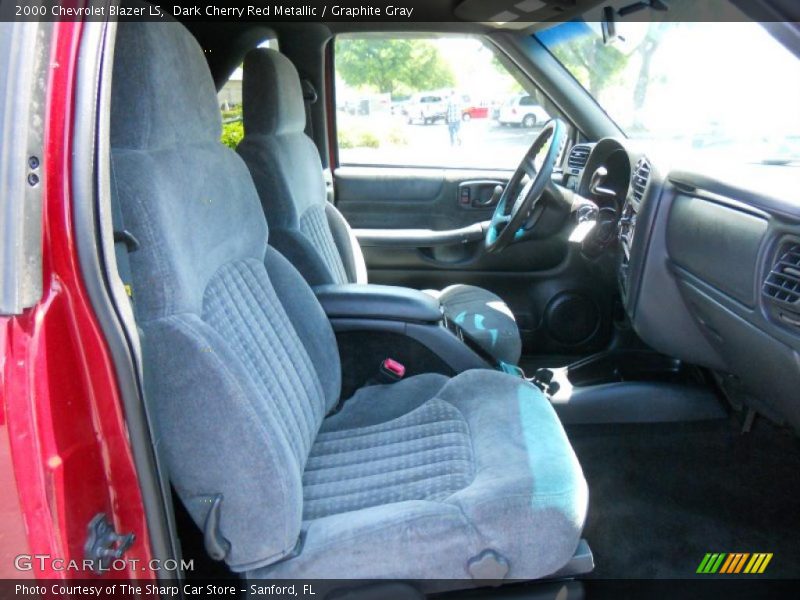 Dark Cherry Red Metallic / Graphite Gray 2000 Chevrolet Blazer LS