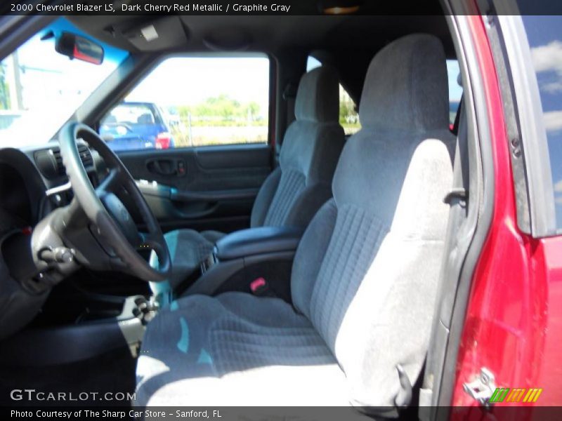 Dark Cherry Red Metallic / Graphite Gray 2000 Chevrolet Blazer LS