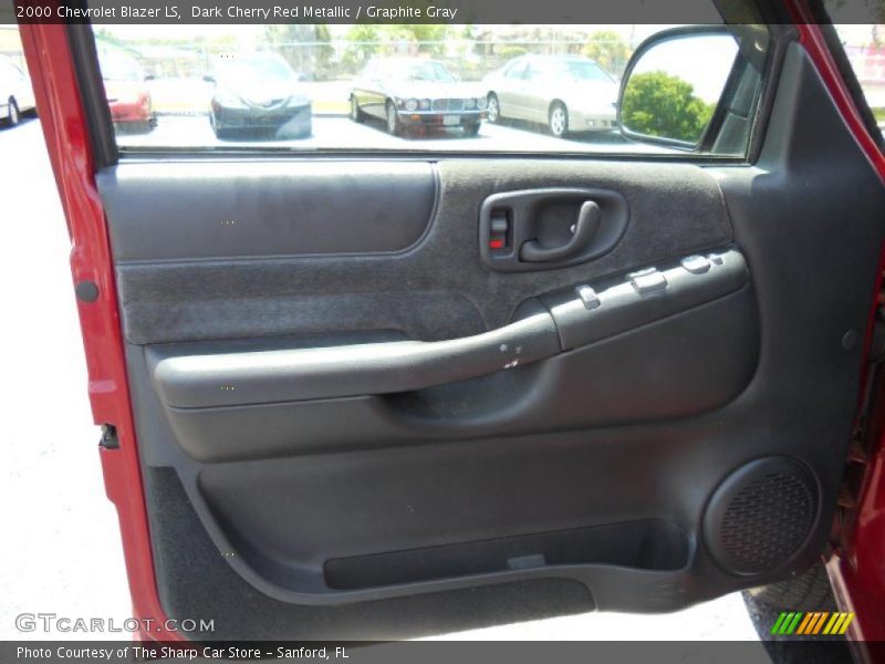 Dark Cherry Red Metallic / Graphite Gray 2000 Chevrolet Blazer LS