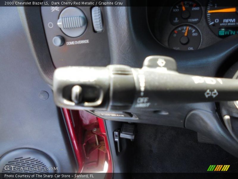 Dark Cherry Red Metallic / Graphite Gray 2000 Chevrolet Blazer LS