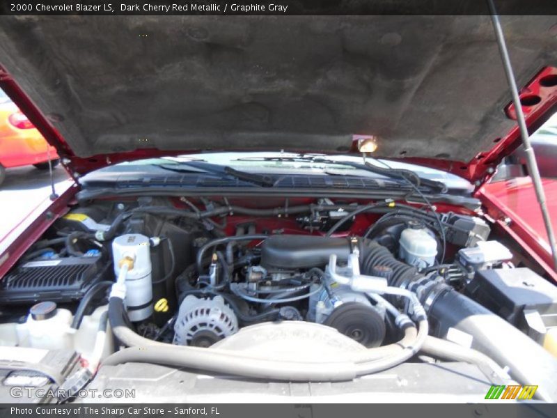 Dark Cherry Red Metallic / Graphite Gray 2000 Chevrolet Blazer LS