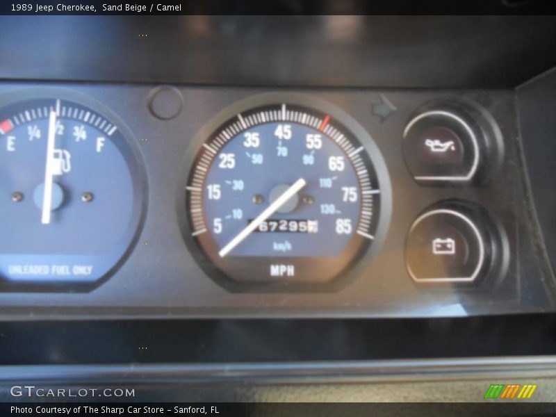 Sand Beige / Camel 1989 Jeep Cherokee